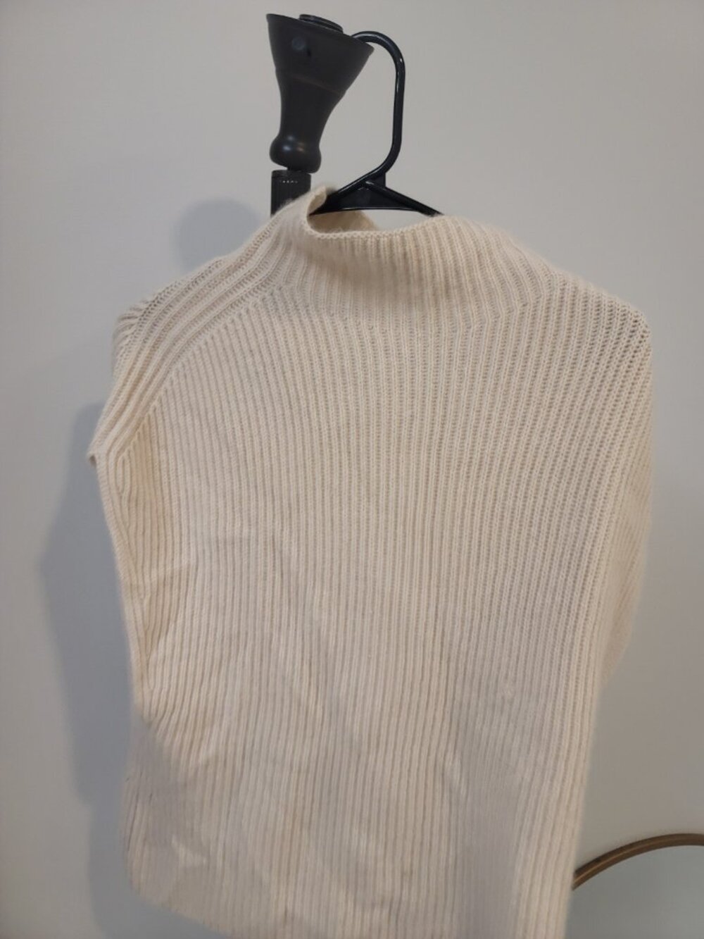 Ann Mashburn Cashmere Sweater Vest Women’s S Beige - Picture 3 of 6